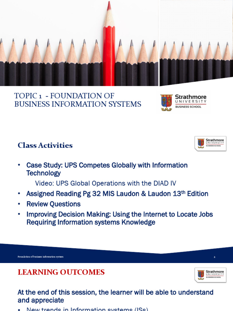 Business Information Systems Overview | PDF | Information System ...