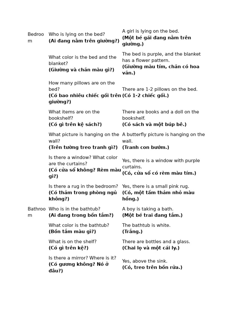 House Vocab | PDF