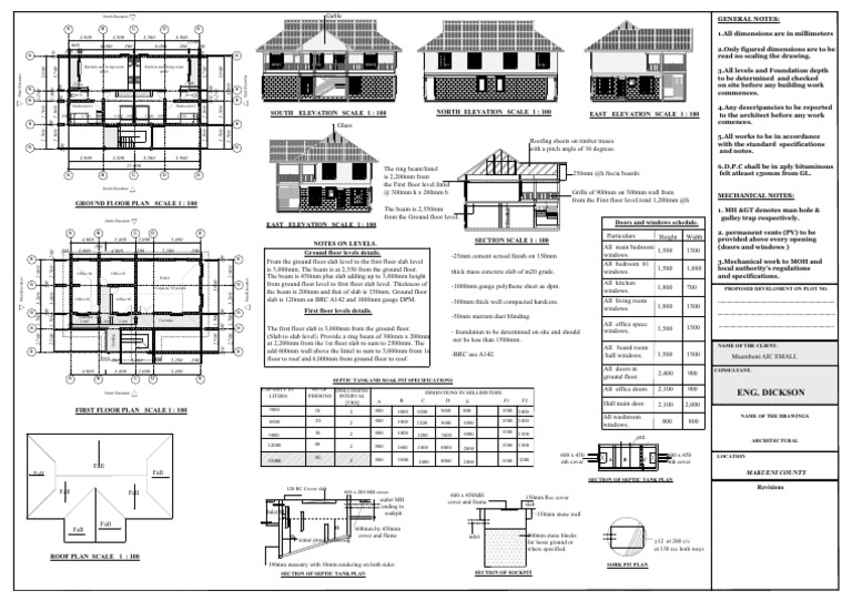 Emali @muembeni Arch Plan | PDF | Architectural Design | Architecture