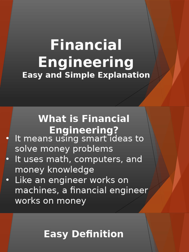 Understanding Financial Engineering Basics | PDF