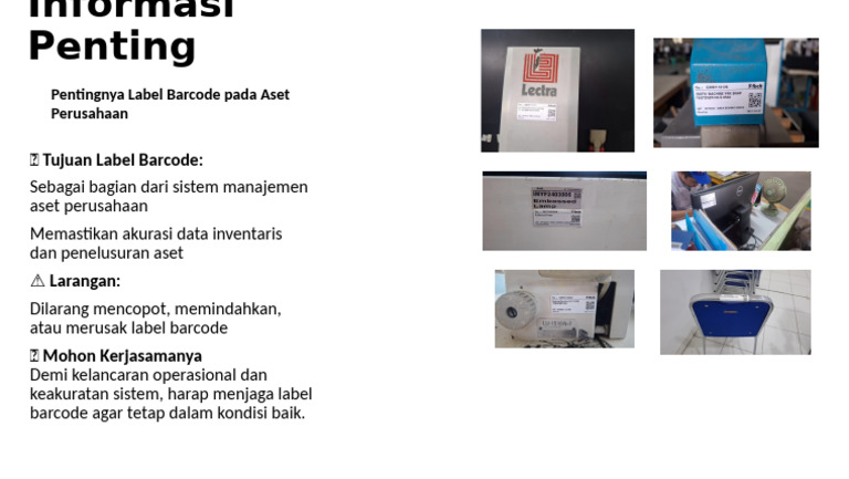 Informasi Penting Label Barcode | PDF