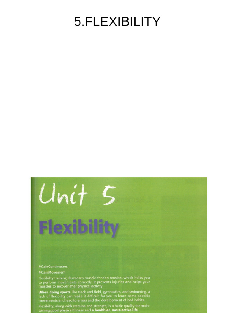 Flexibility | PDF