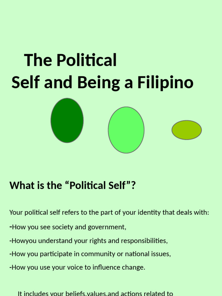 The Political Self and Being A Filipino | PDF