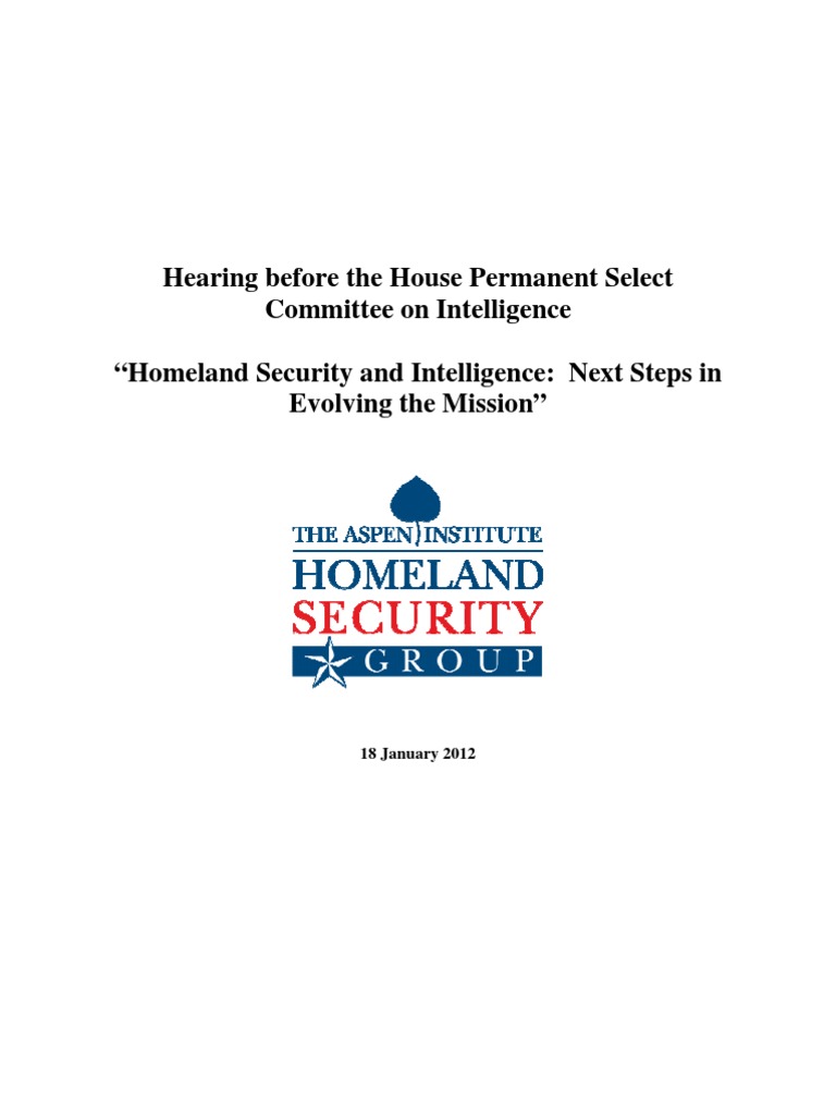 Evolving DHS Intelligence for Homeland Security | PDF