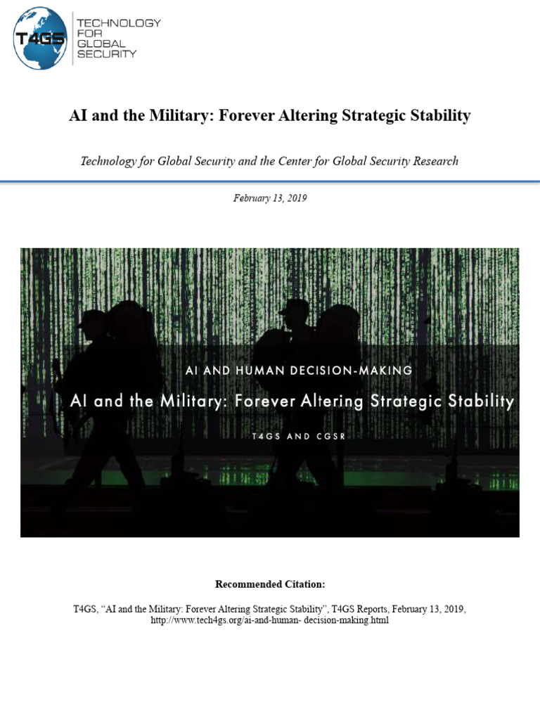 AI's Impact on Military Strategy Stability | PDF | Artificial ...