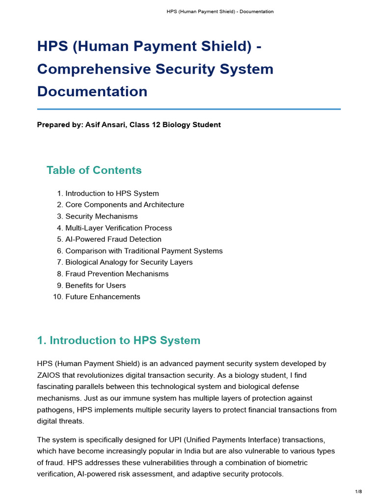 HPS: Advanced Payment Security System | PDF | Computer Security | Security
