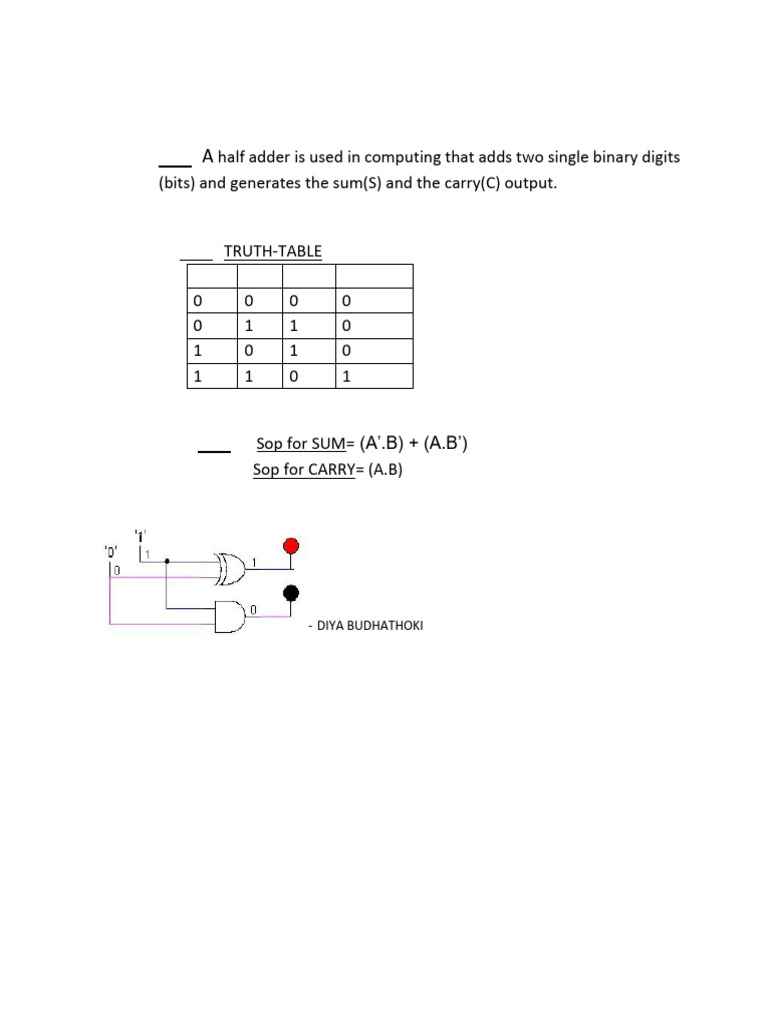 Workshop3 DIYA | PDF | Digital Electronics | Computer Engineering
