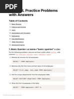 LeetCode SQL 50 Questions Overview | PDF