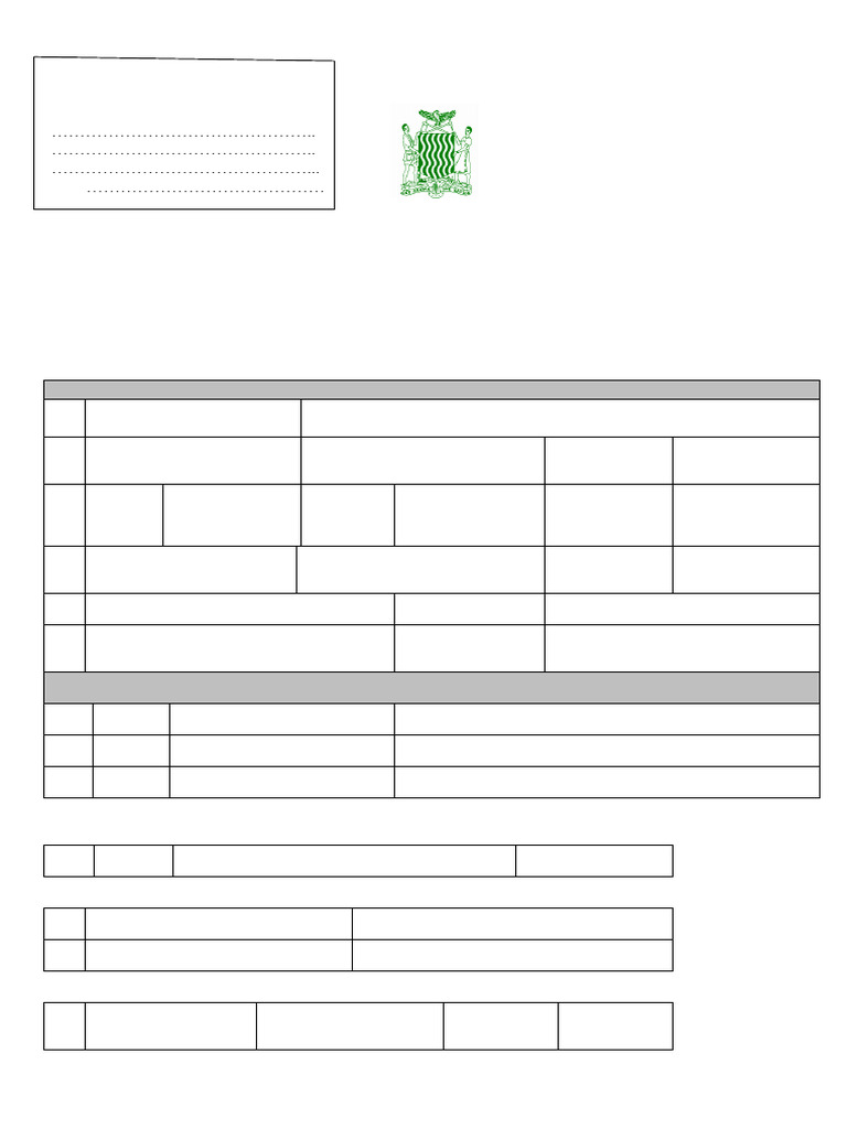 STA Form 1 New 2017 | PDF