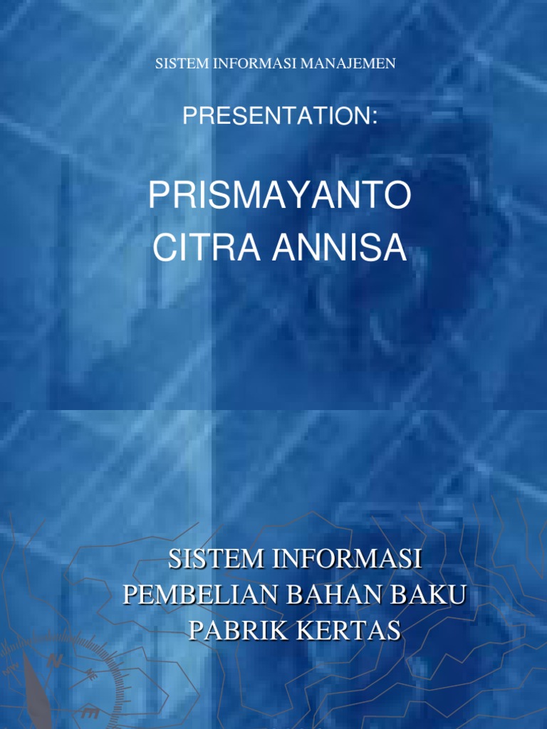 Sistem Informasi Manajemen Data Flow Diagram