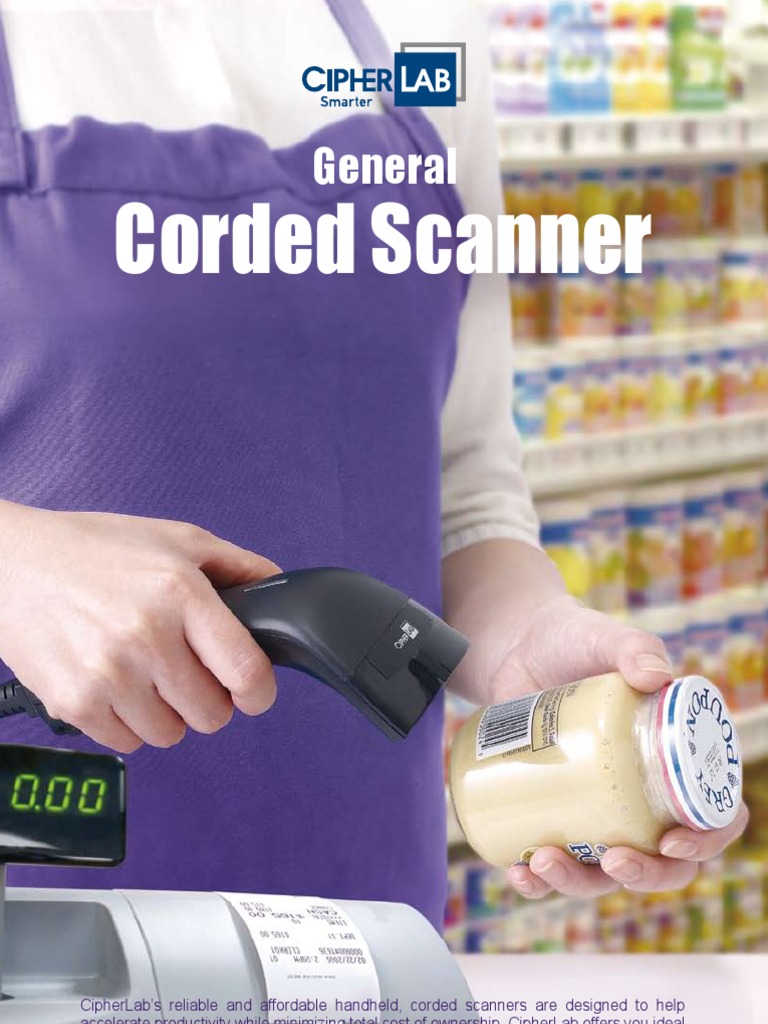 Cipher Lab 1000 Image Scanner Electronic Engineering