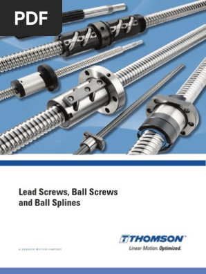 Lead Screws Ball Screws BallSplines Cten | PDF | Actuator | Screw