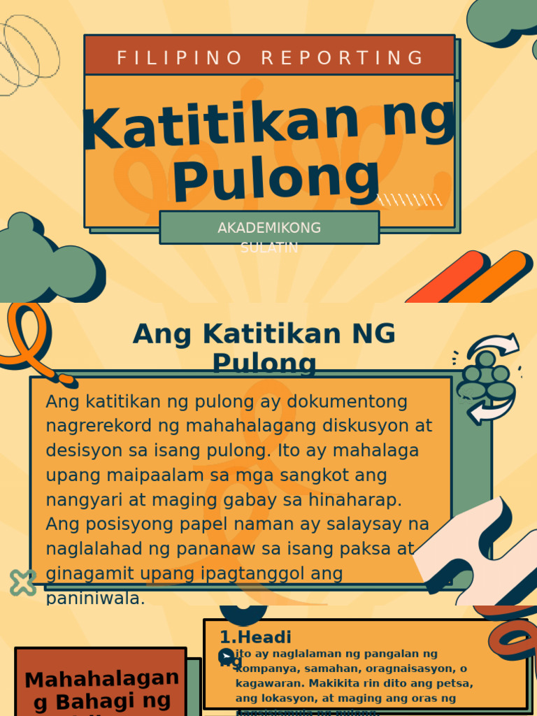 Katitikan NG Pulong | PDF