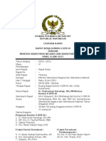 K2 Catatan Raker Komisi II DPR RI DGN Mensesneg & Seskab