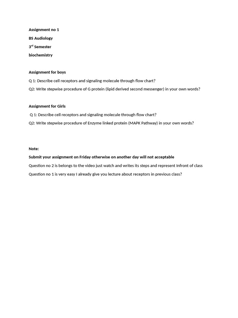 Assignment No 1 | PDF