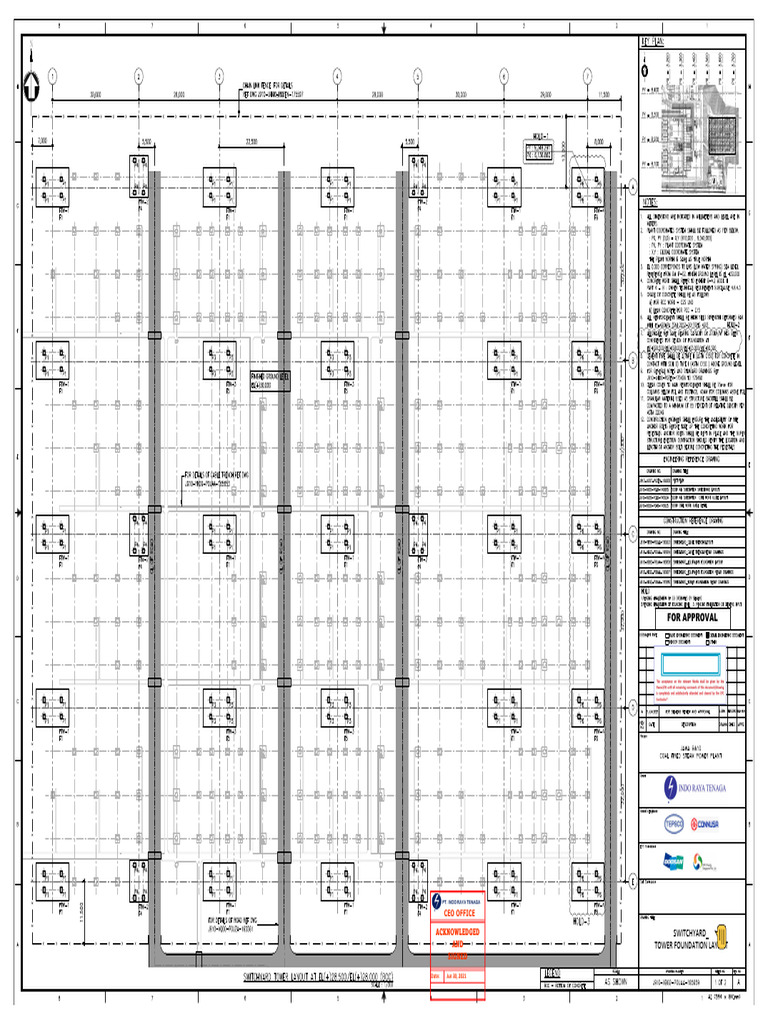 J910-XB02-P0UAA-165659 Switchyard Tower Foundation Layout, Rev. A (AWC ...