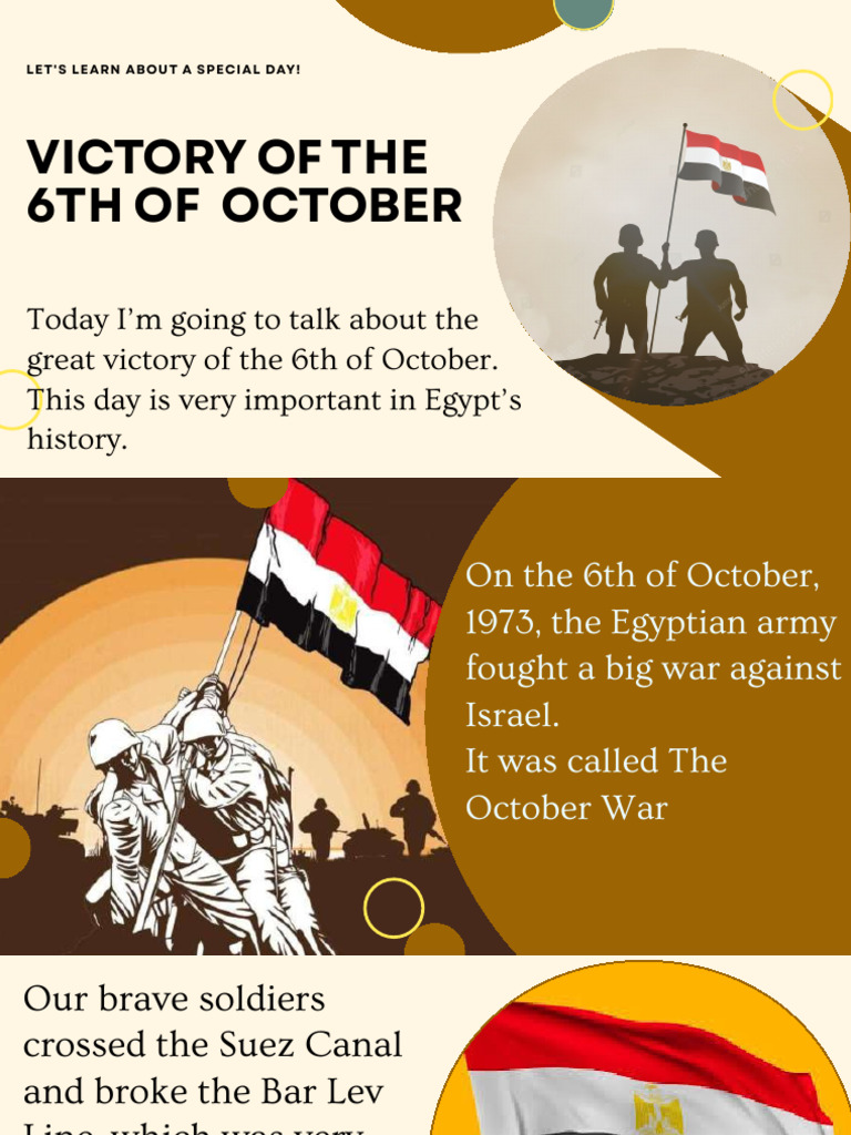 6th October Victory in Egypt's History PDF