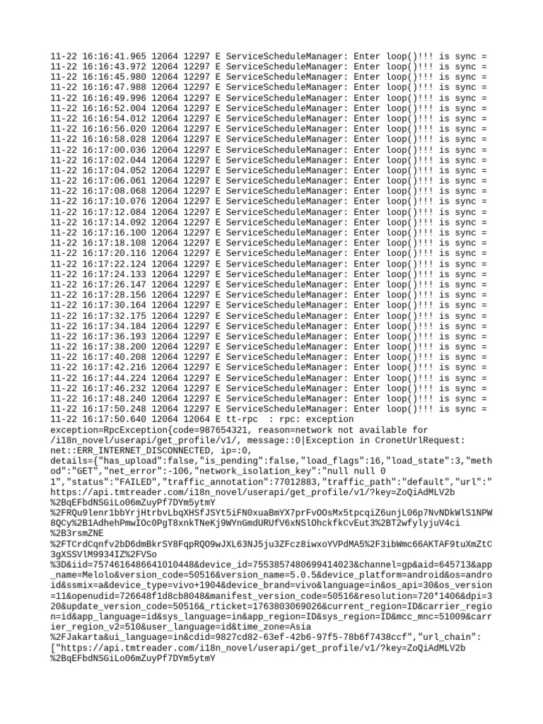 Service Schedule Manager Errors | PDF | Computer Programming | Software ...