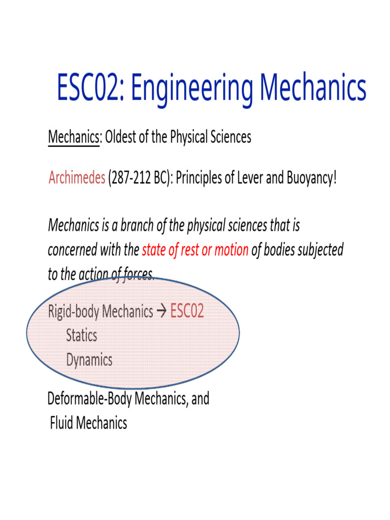 1 Force System | PDF | Mechanics | Force