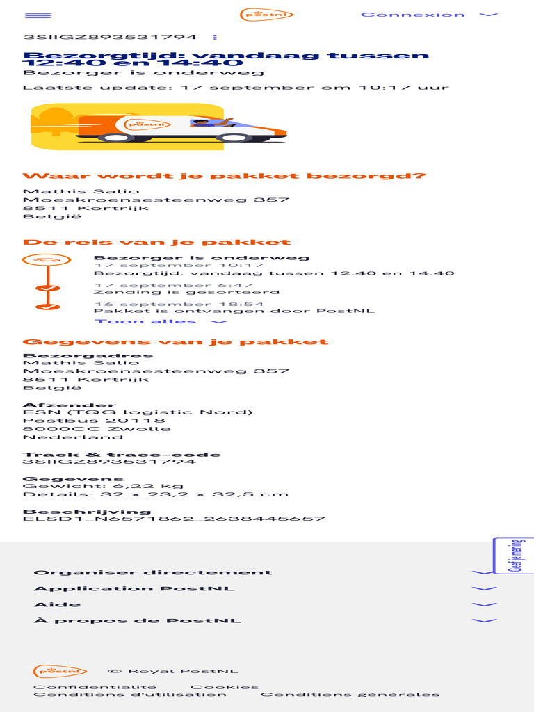 PostNL Track&Trace 2 | PDF
