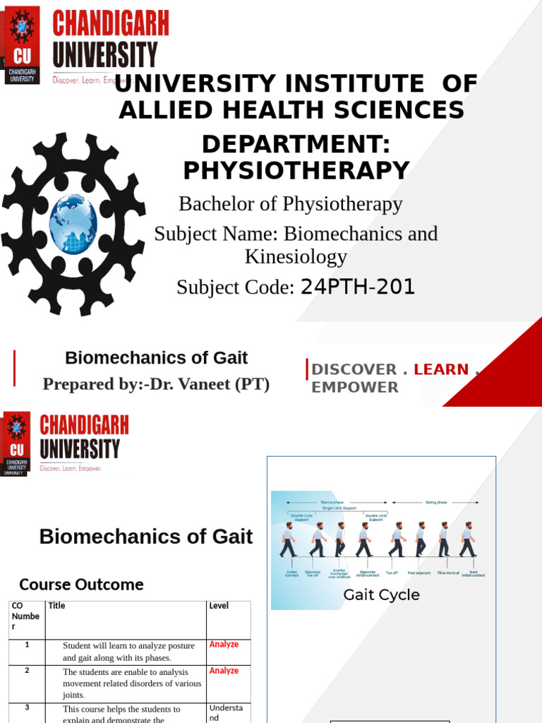 Biomechanics of Gait Analysis Guide | PDF | Anatomical Terms Of Motion ...