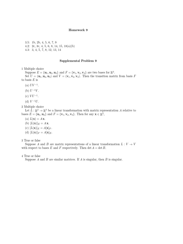 Homework 9 | PDF