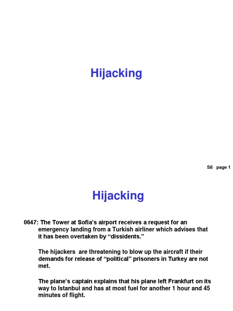101 Air Hijacking | PDF