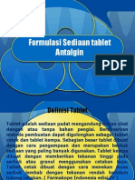 Download Formulasi Sediaan Tablet Antalgin by Rizki Arismawati SN95732043 doc pdf