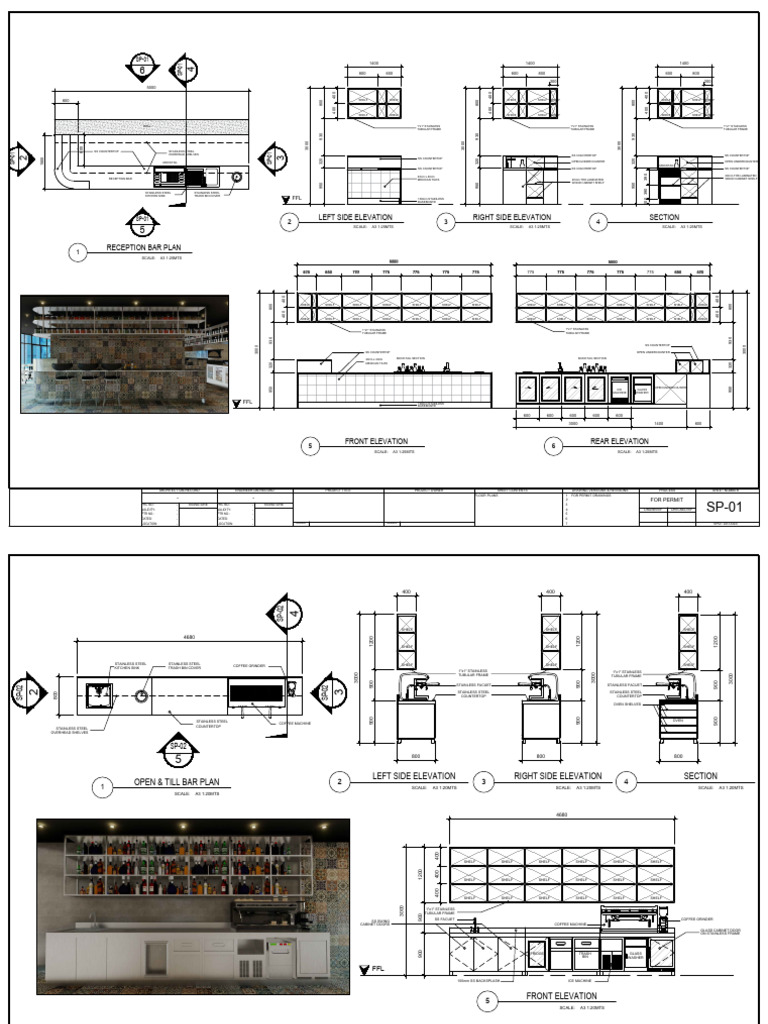 Kitchen Drawing | PDF | Countertop | Materials