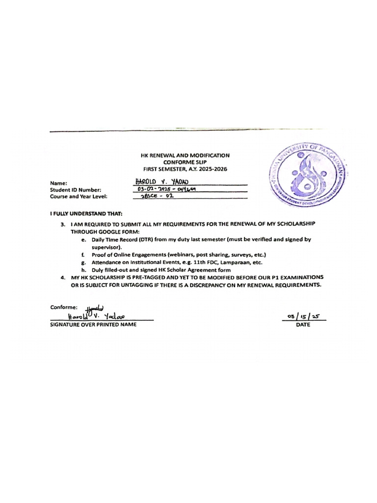 Conforme Slip | PDF