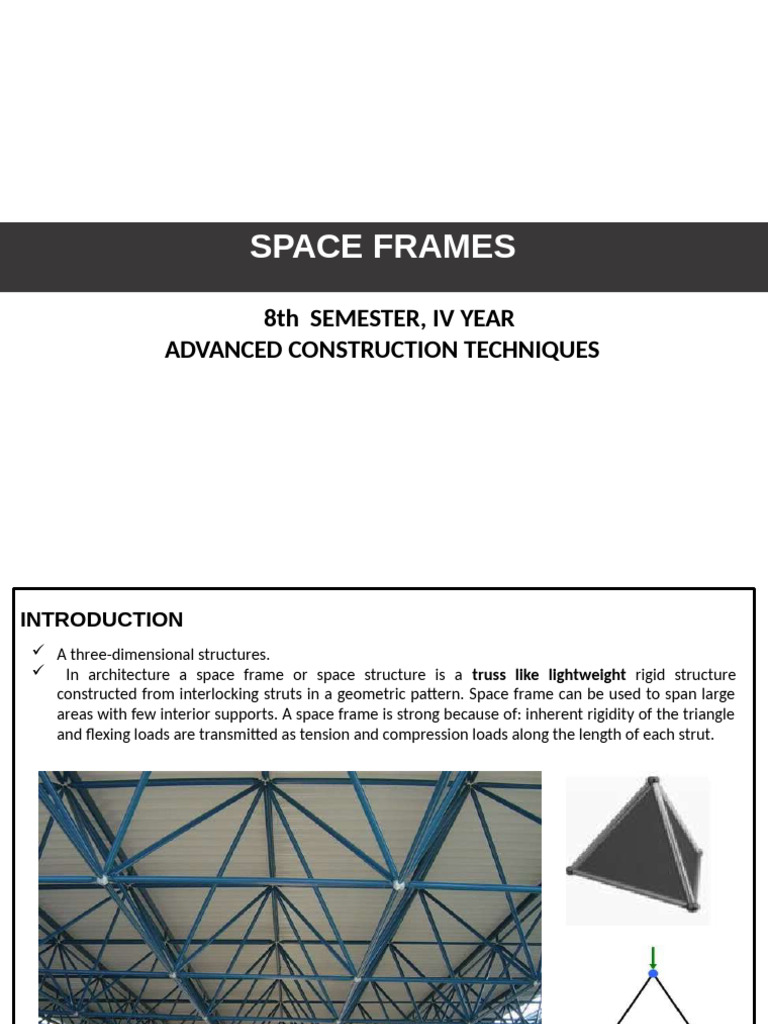 Understanding Space Frames in Construction | PDF | Building Engineering ...
