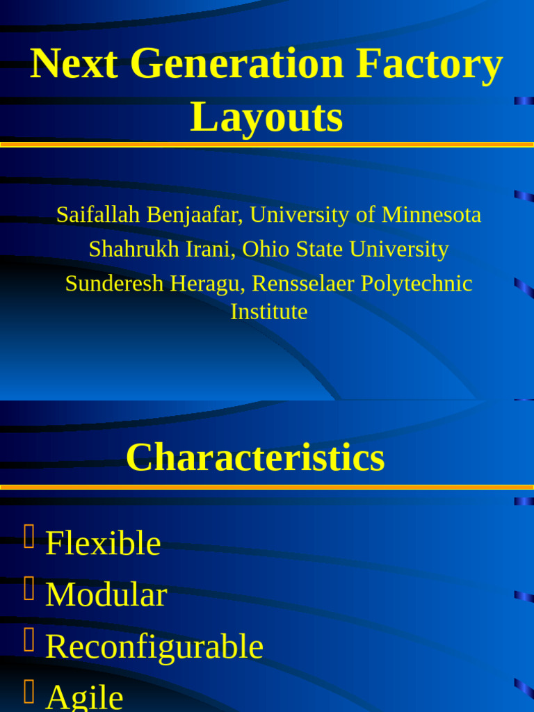 Next-Gen Factory Layout Strategies | PDF | Network Congestion | Computing