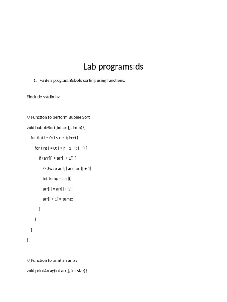 Programs 1 | PDF | Queue (Abstract Data Type) | Algorithms And Data ...