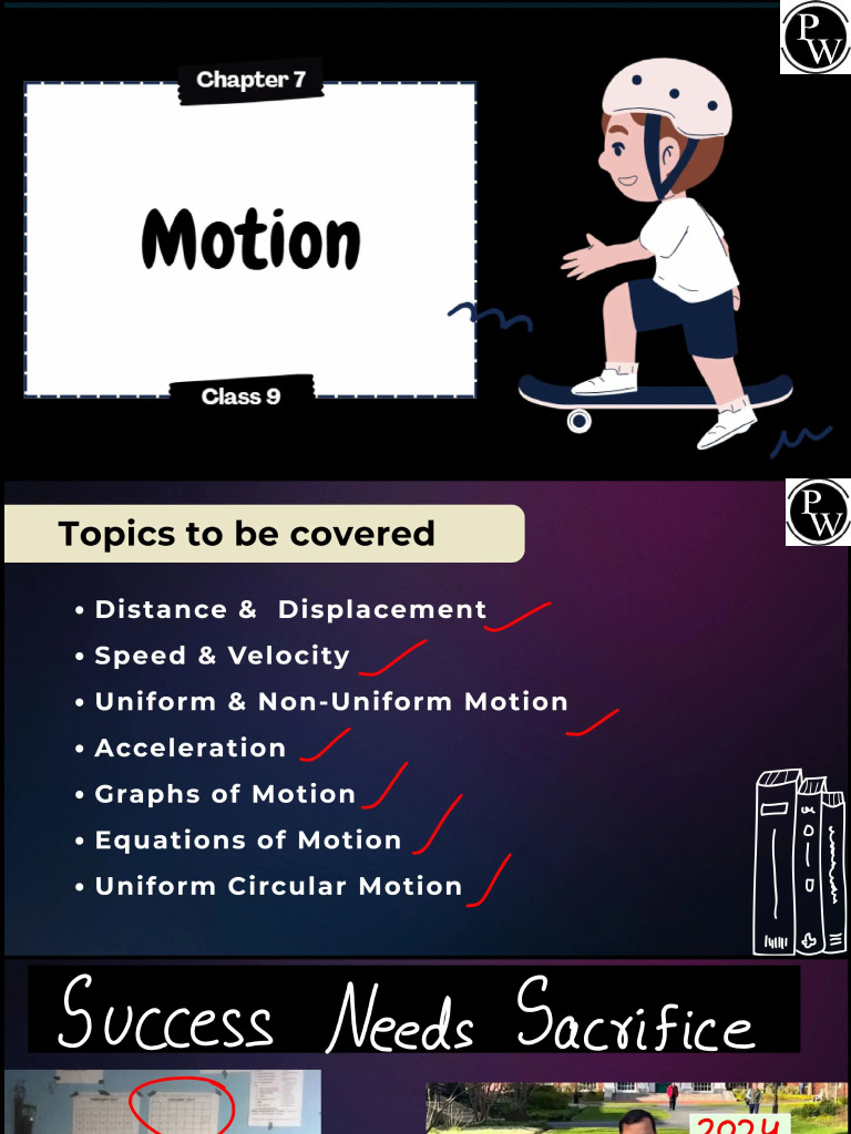 Motion - Class Notes | PDF