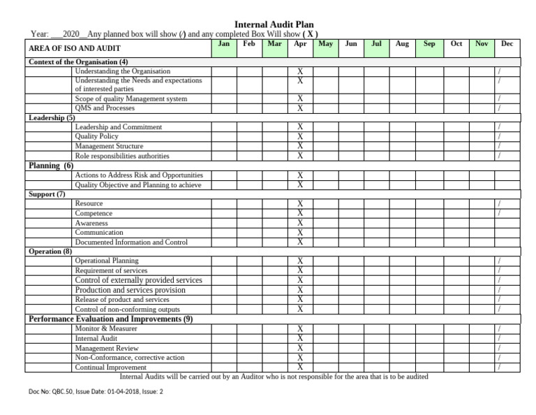 2020 Internal Audit Plan Overview | PDF | Internal Audit | Audit