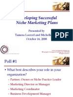 Niche Marketing Plans 100708