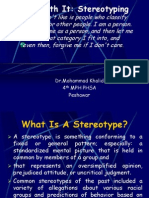 Stereotyping