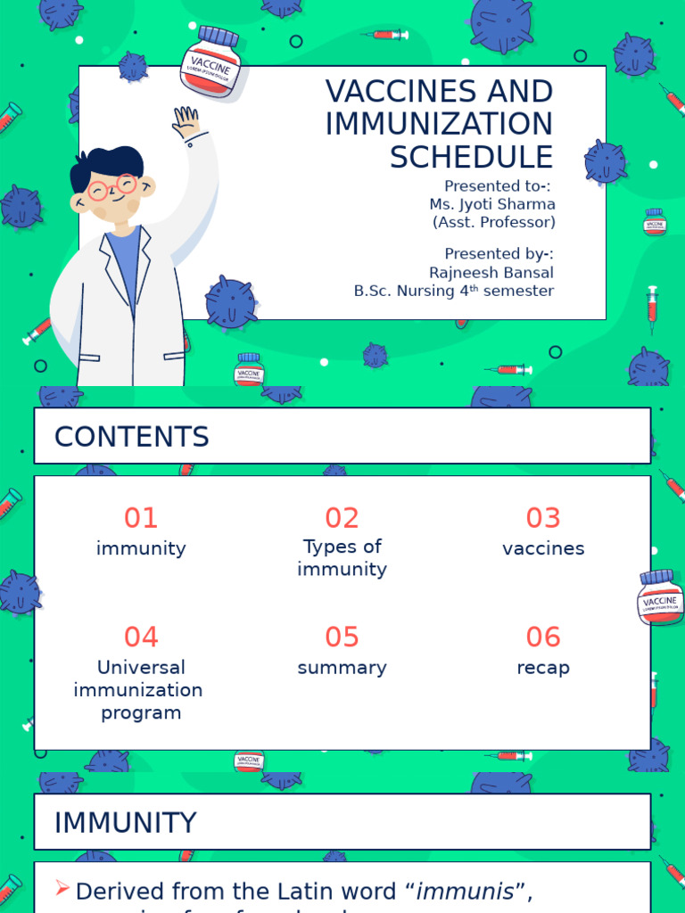 Vaccines and Immunization Overview | PDF | Immune System | Vaccines