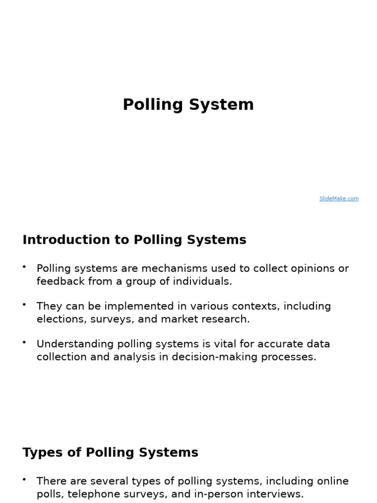 Understanding Polling Systems Basics | PDF