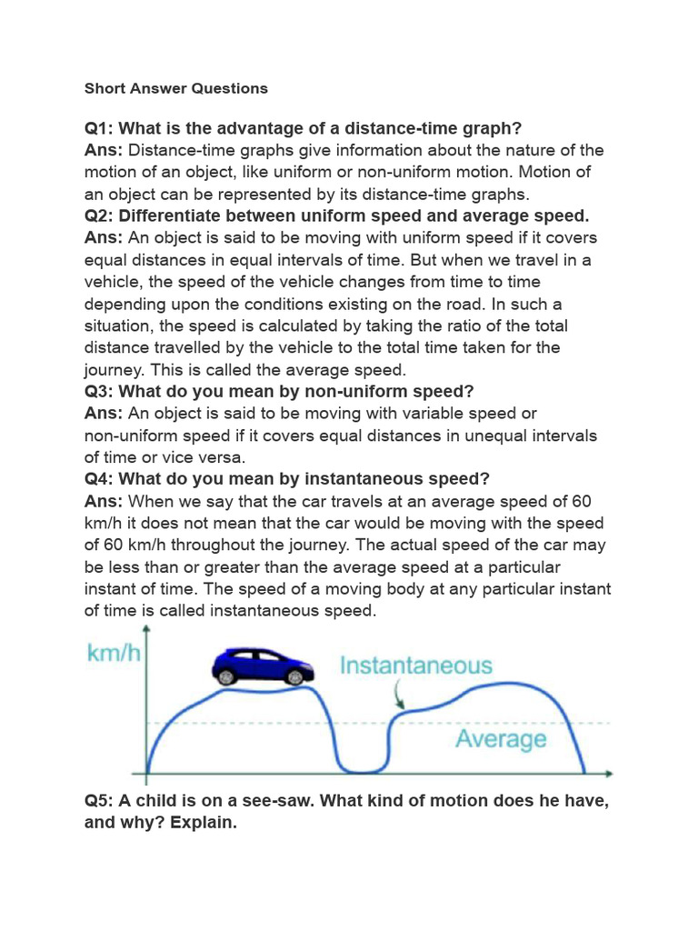 Understanding Motion and Time Concepts | PDF | Speed | Pendulum