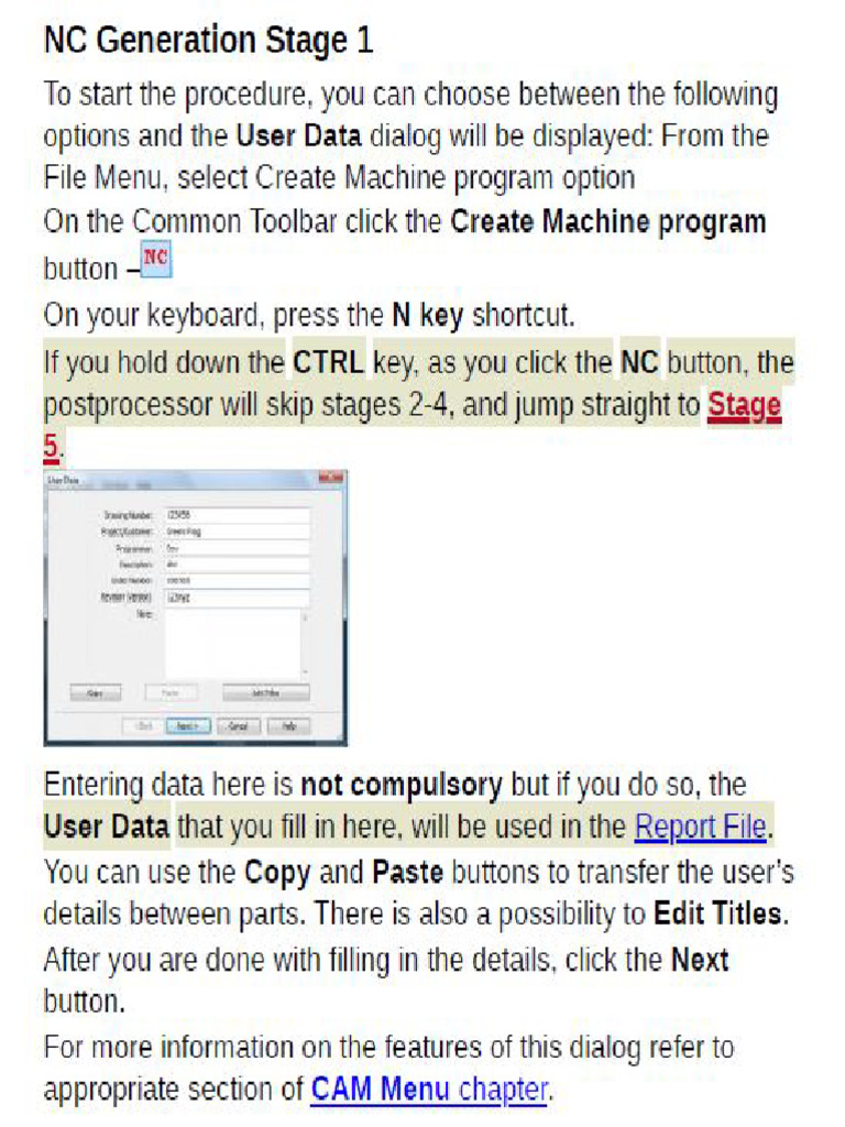 NC Program Creation - 01 | PDF