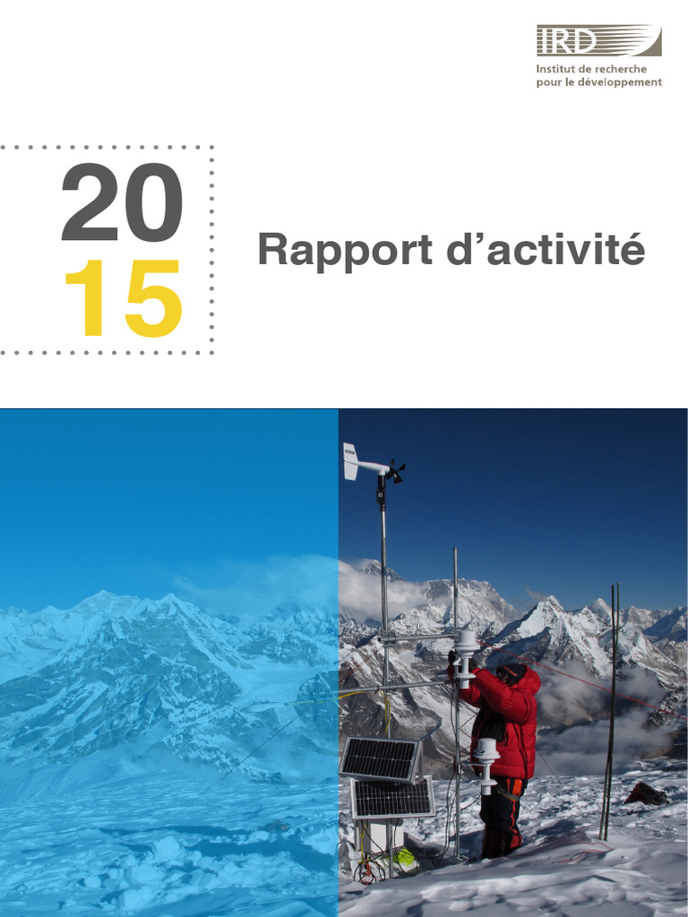 Rapport d'activité 2015 de l'IRD | PDF | Virus Zika | Moustique