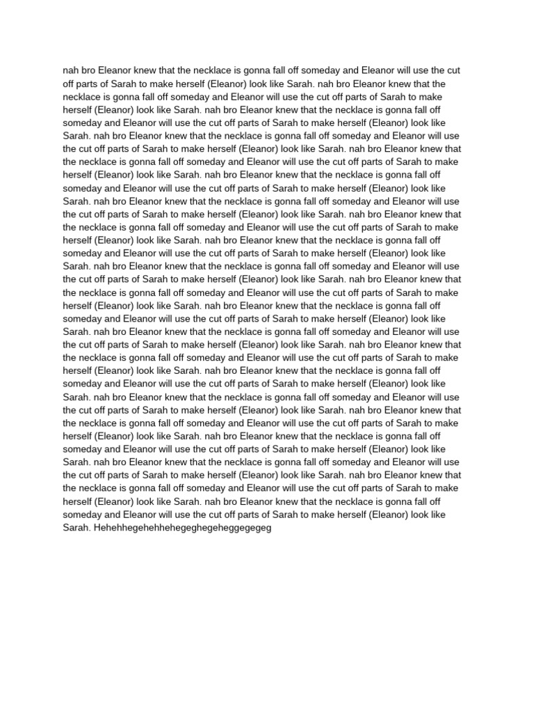 Sarah | PDF