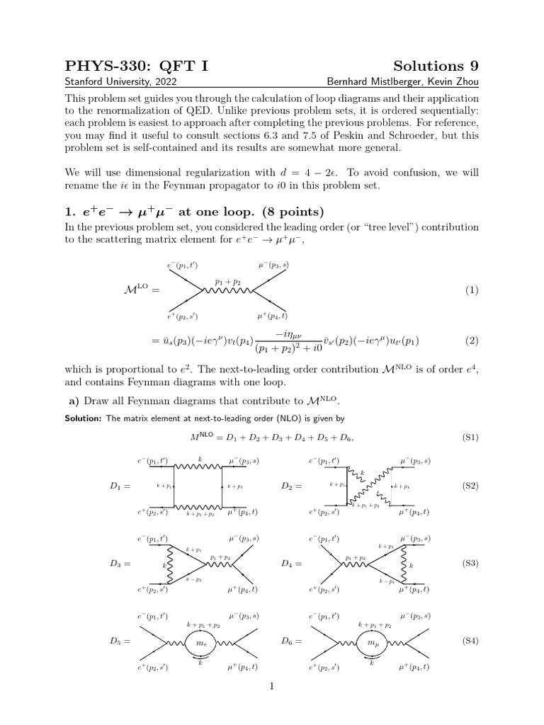 PS9 Sol | PDF | Applied Mathematics | Mathematical Physics