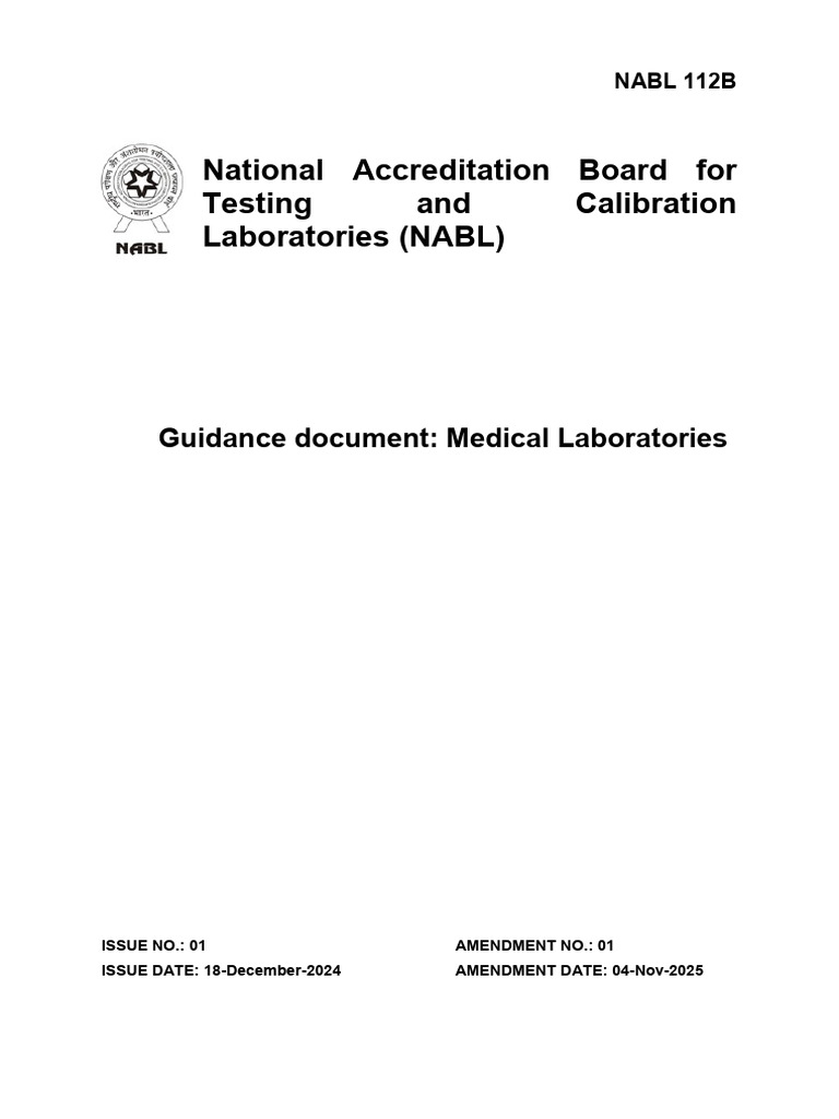NABL 112B Guidance for Medical Labs | PDF | Cytopathology | Staining