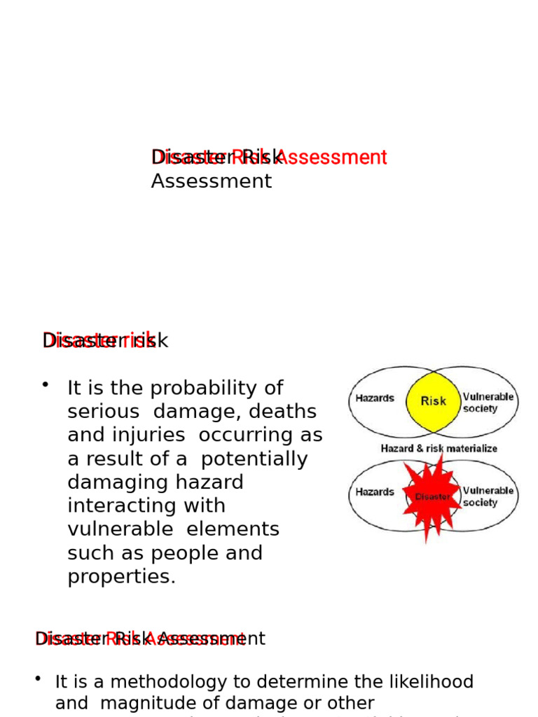 Disaster Risk Assessment Methods | PDF | Risk | Hazards