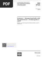 ISO 7380-1:2022 Button Head Screws | PDF | Screw
