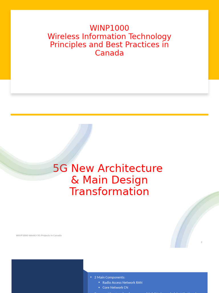 5G Network Innovations in Canada | PDF | Computer Network | Extremely ...