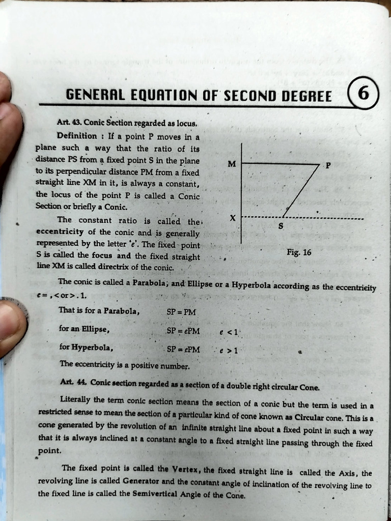 General Equation of 2nd Degree | PDF
