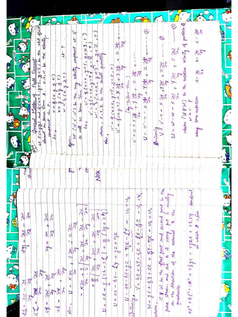 Fluid Dynamics Sir Notes - Compress | PDF